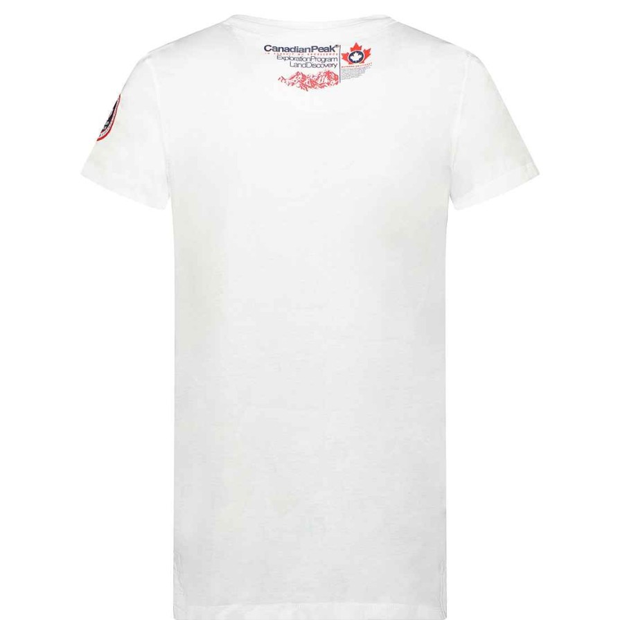 Herren Canadian Peak T-Shirt | Jomando White Men Cp Rm Men 235