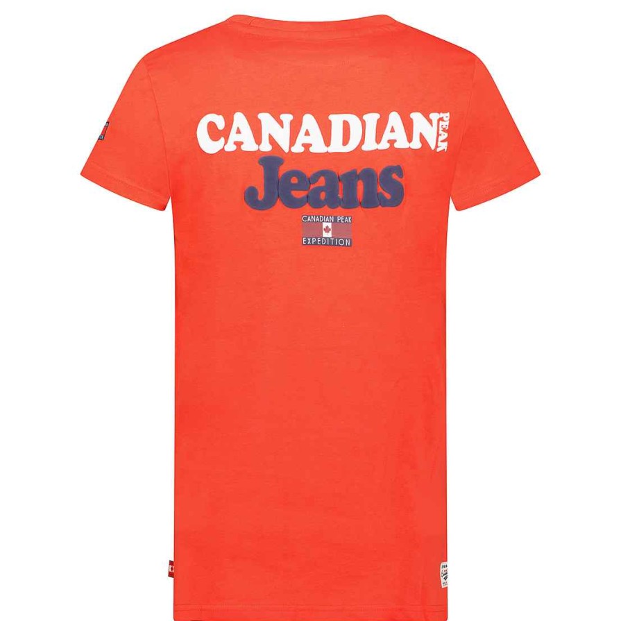 Herren Canadian Peak T-Shirt | Joupeak Red Rm Herren 235