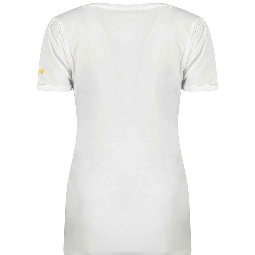 Damen Canadian Peak T-Shirt | Jacacieak White Rm Lady 419