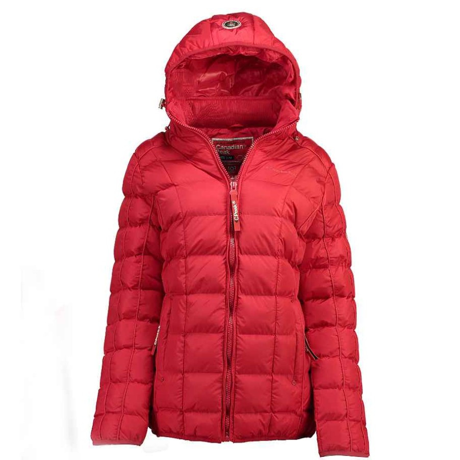 Damen Canadian Peak Jacke | Bambolineak Short Red Rm Lady 079