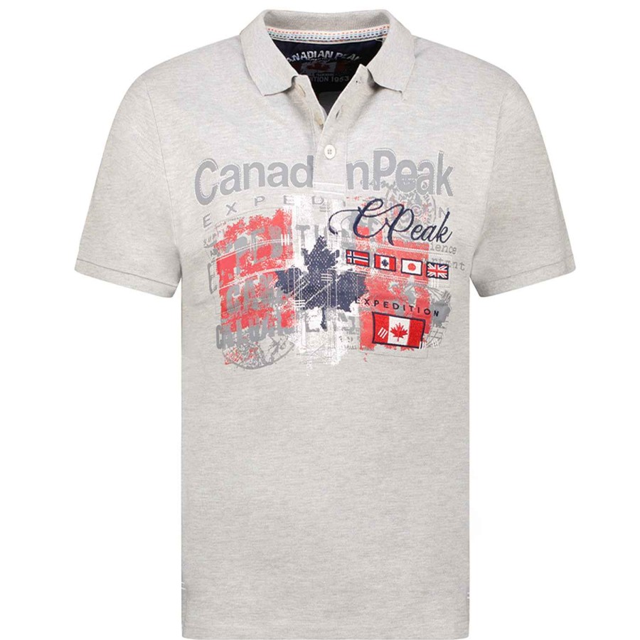 Herren Canadian Peak Polo | Ketchupeak Bgrey Rm Herren 235