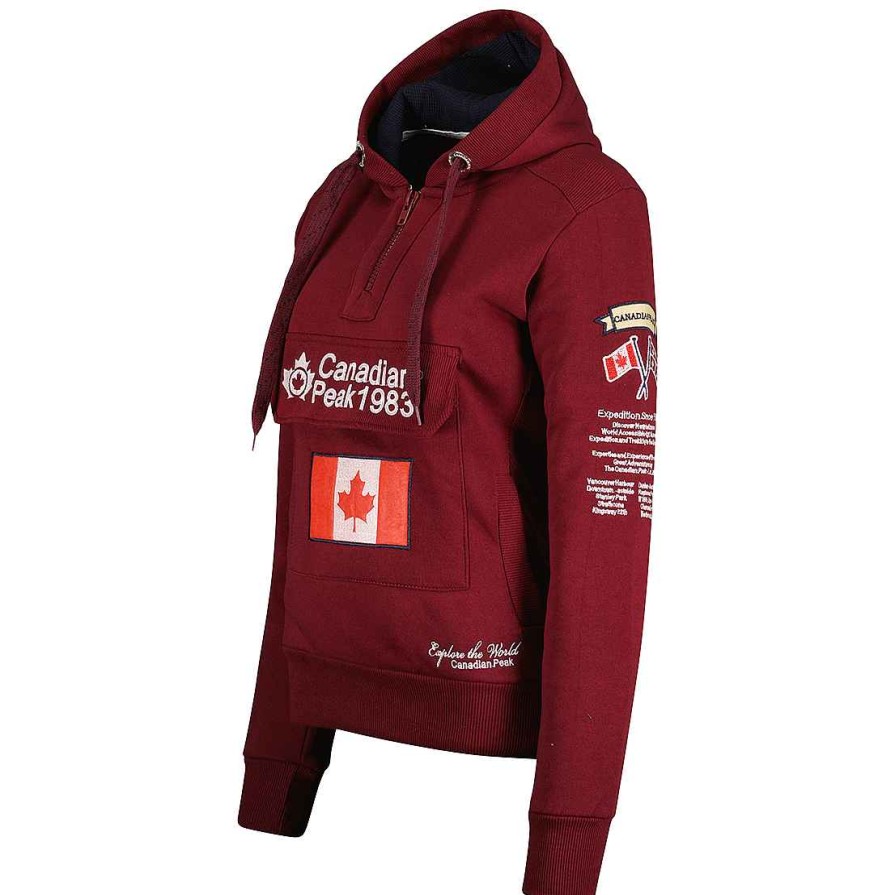 Damen Canadian Peak Schweis | Gyrelle Burgundy Lady Cp Rm 100