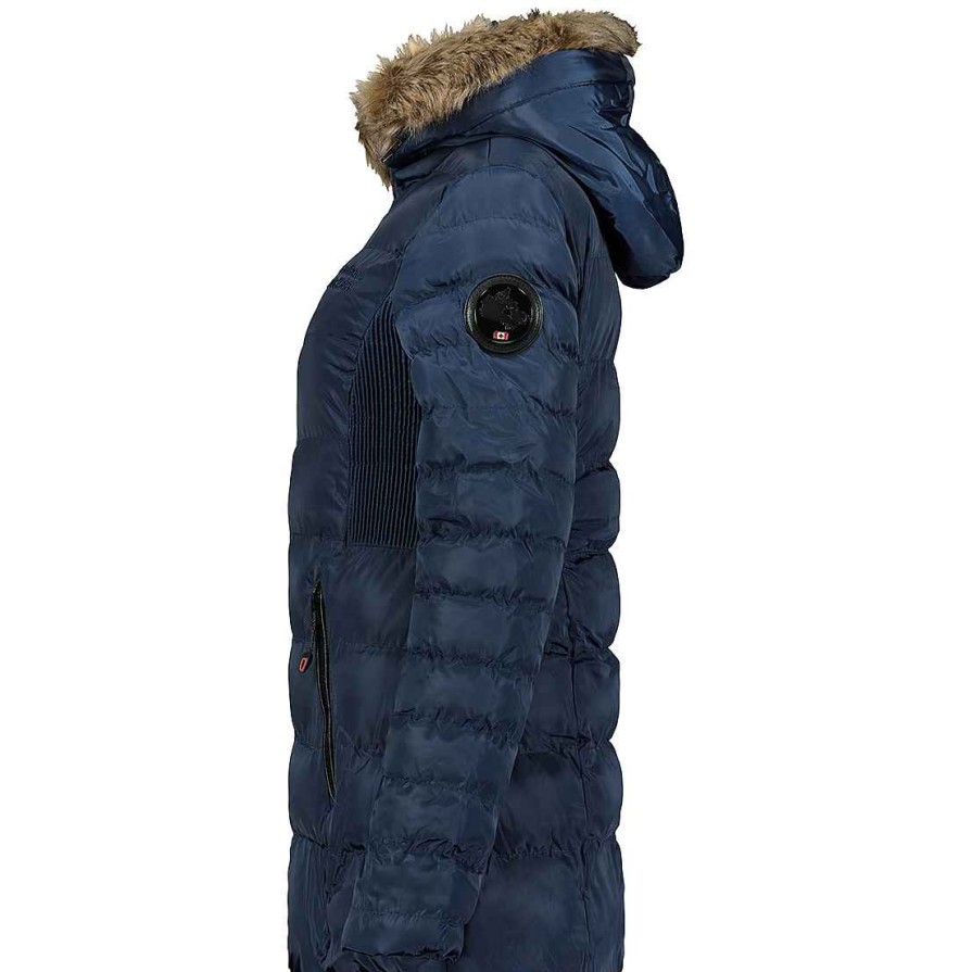 Damen Canadian Peak Parka | Anieseak Navy Rm Lady 048