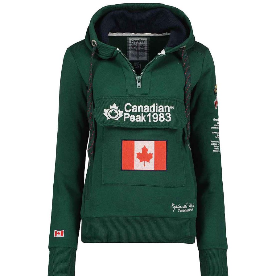 Damen Canadian Peak Schweis | Gyrelle Dark Green Lady Cp Rm 100