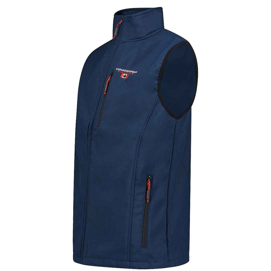 Herren Canadian Peak Soft Shell | Vakiteak Softshell Navy Rm Herren 250