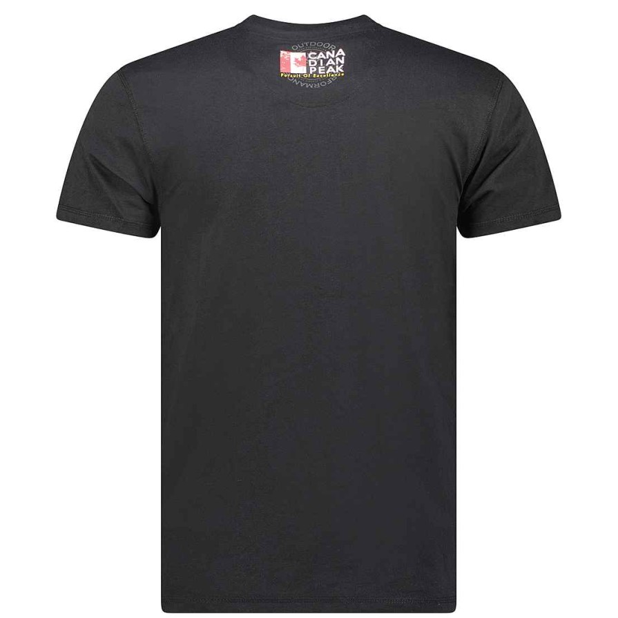 Herren Canadian Peak T-Shirt | Jiltord Black Cp Rm Herren 235