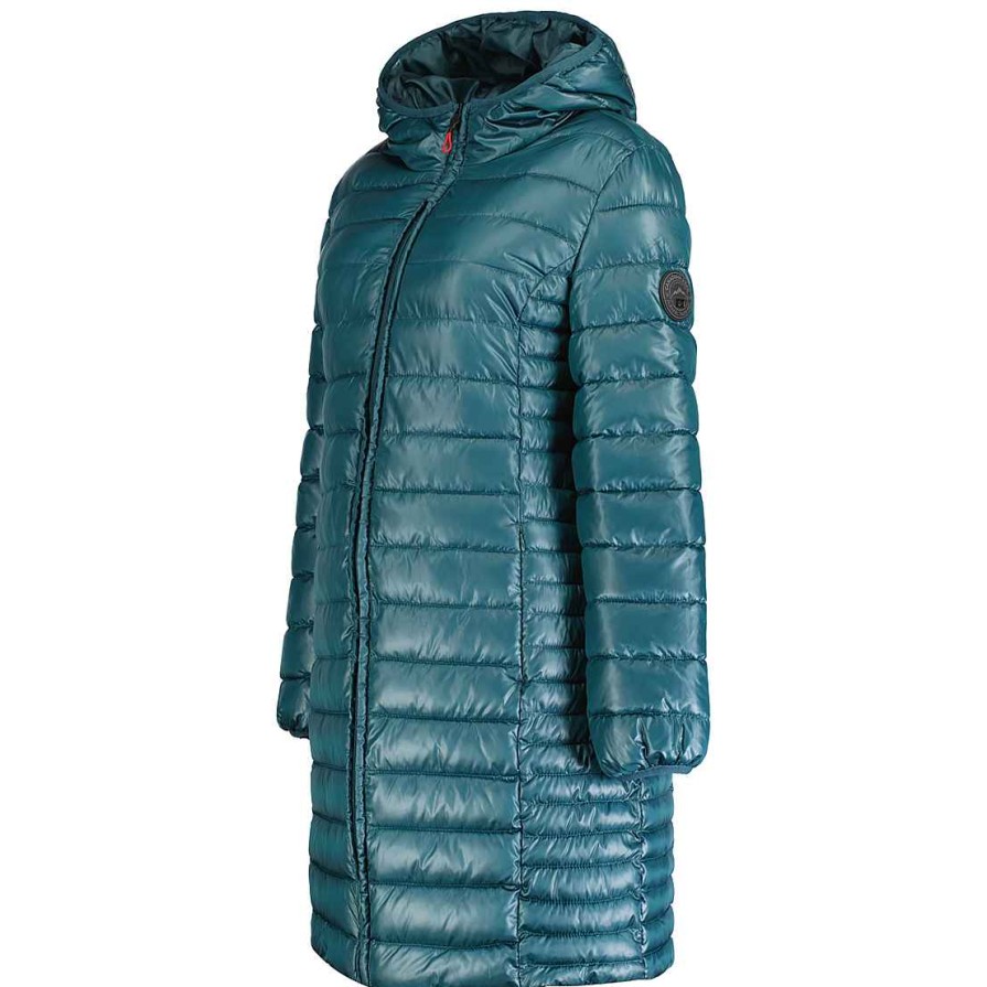 Madchen Canadian Peak Jacke | Colombiana Long Hood D-Green Girl 096