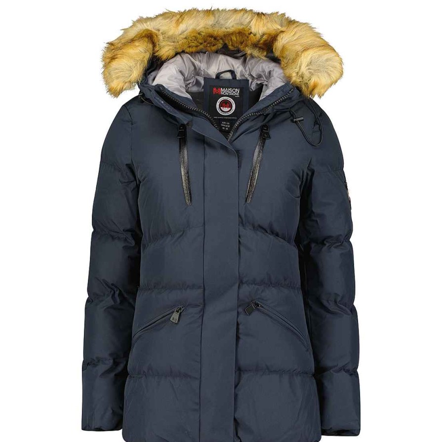 Damen Canadian Peak Parka | Crownmai Lady Navy Rm 001