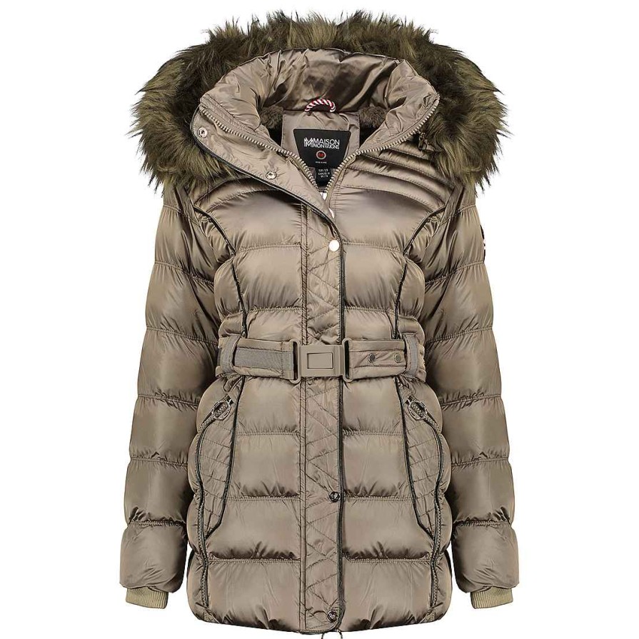 Damen Canadian Peak Parka | Aimeraumai Taupe Rm Lady 070