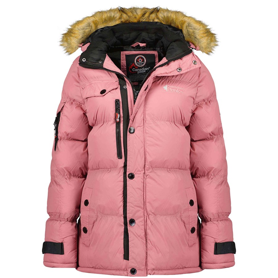 Damen Canadian Peak Parka | Bukka Pink Cp Rm Lady 021