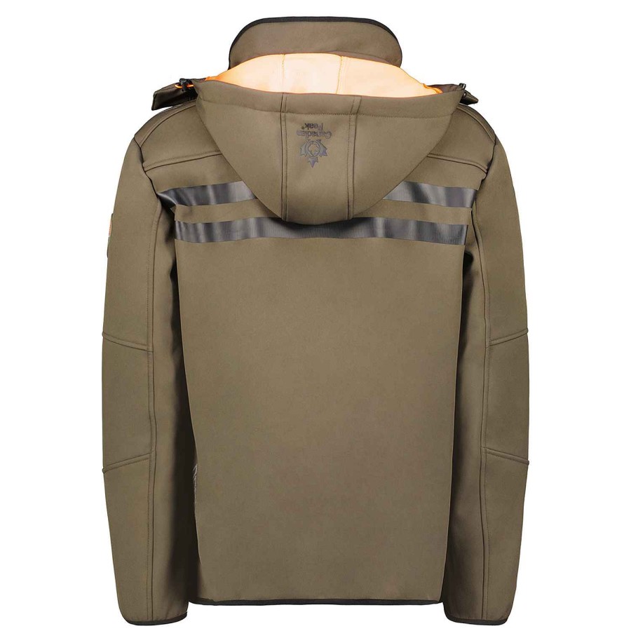 Herren Canadian Peak Soft Shell | Tubis Cp Khaki-Orange Rm Herren 056