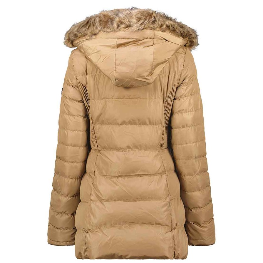 Madchen Canadian Peak Parka | Anieseak Taupe Bs Girl 045