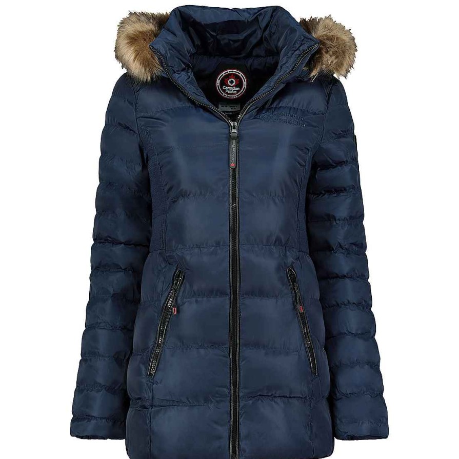 Damen Canadian Peak Parka | Anieseak Navy Bs Lady 045