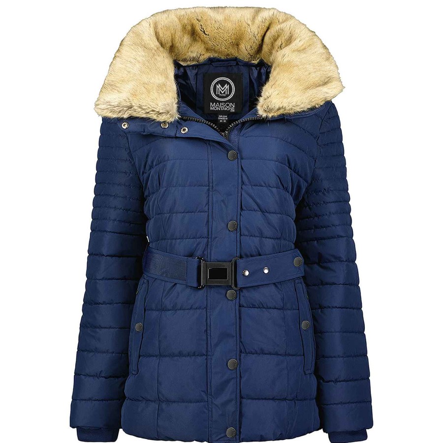 Damen Canadian Peak Parka | Bellemai Navy Rm Lady 001