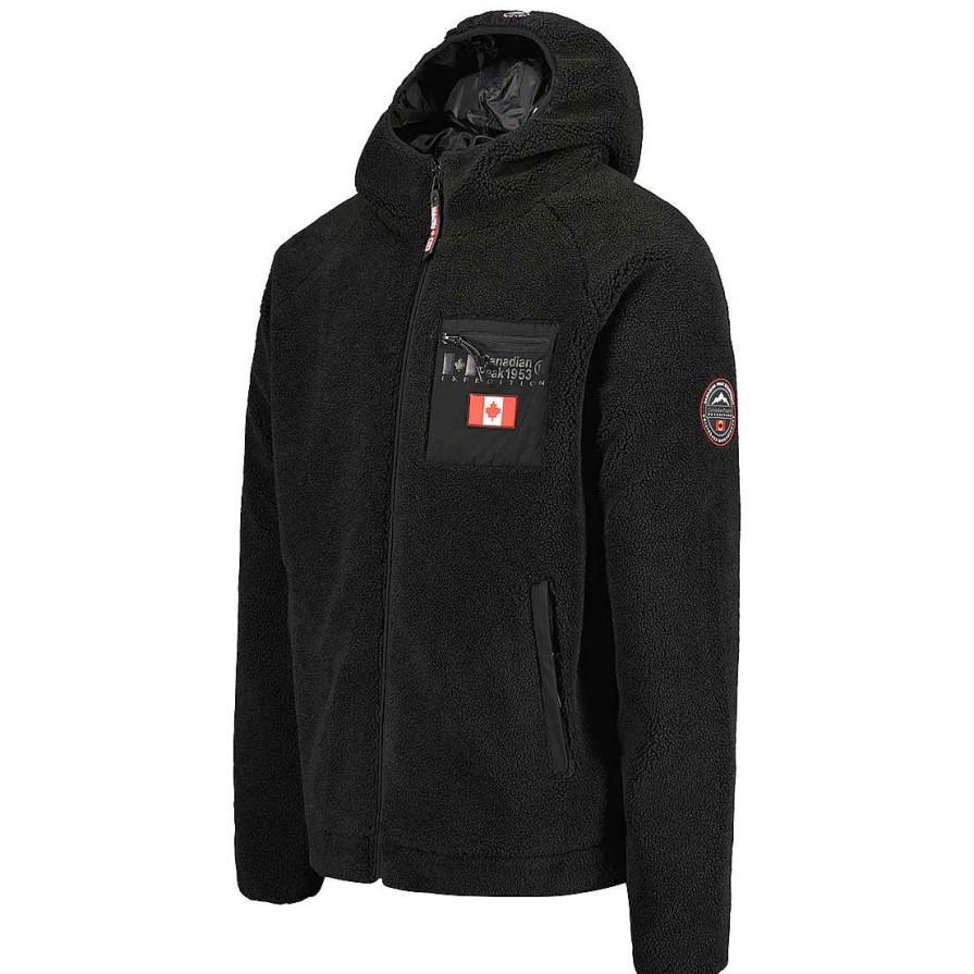 Herren Canadian Peak Polar | Udafeak Black Men Rm Bs 054