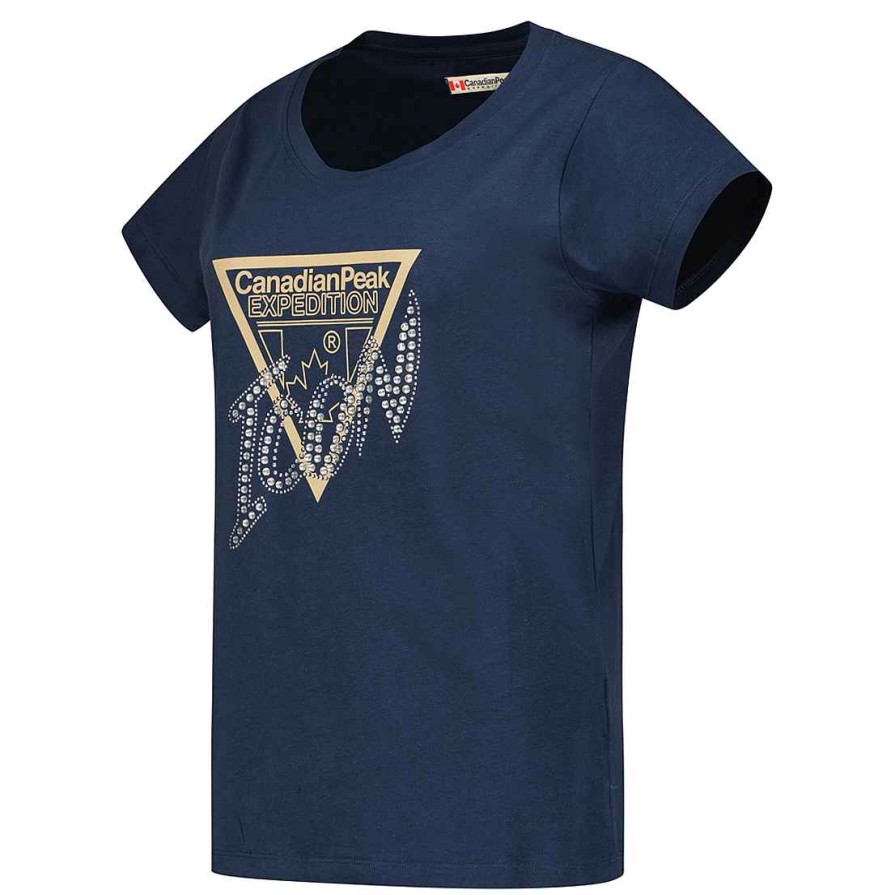 Damen Canadian Peak T-Shirt | Jalimeak Navy Rm Lady 249