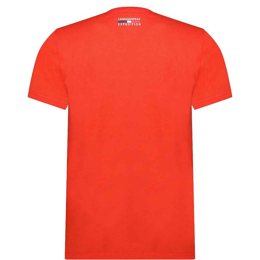 Herren Canadian Peak T-Shirt | Jurbeak Red Rm Herren 235