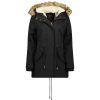 Damen Canadian Peak Parka | Ampurieak Black Rm Bs Lady 056