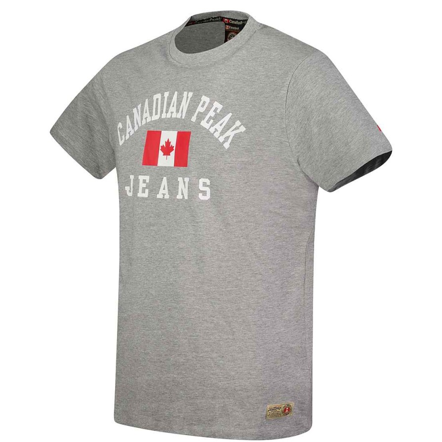 Herren Canadian Peak T-Shirt | Jadseneak Bgrey Rm Herren 249