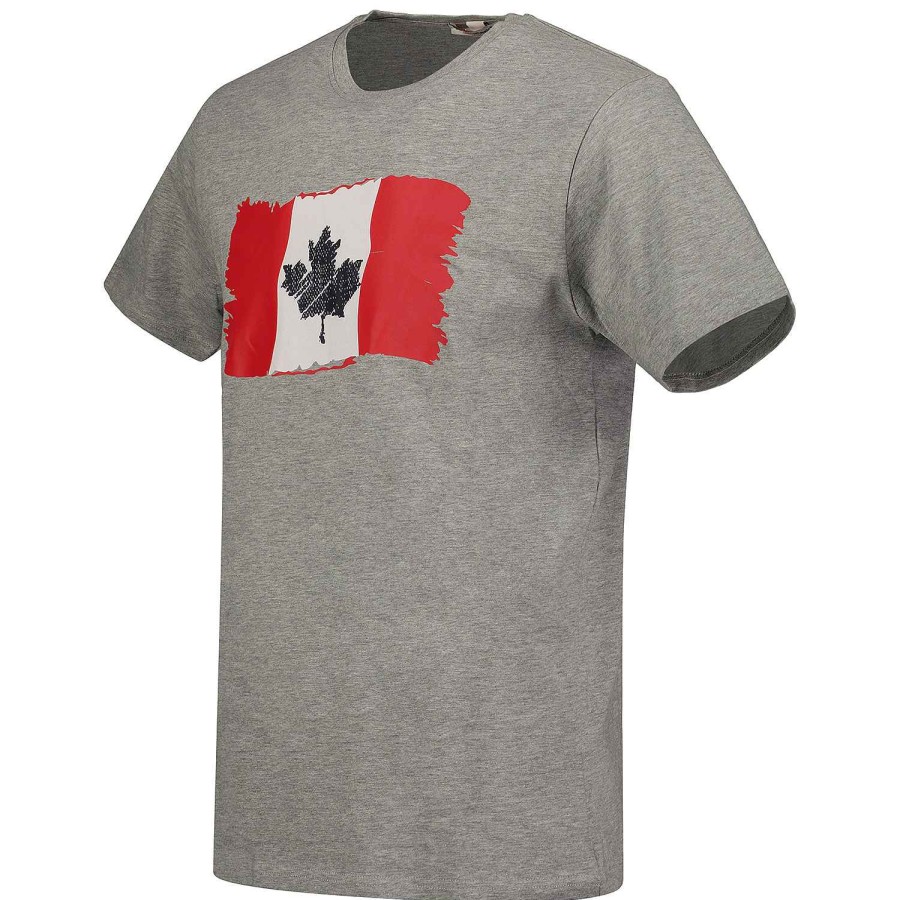 Herren Canadian Peak T-Shirt | Jorenteak Bgrey Rm Herren 254