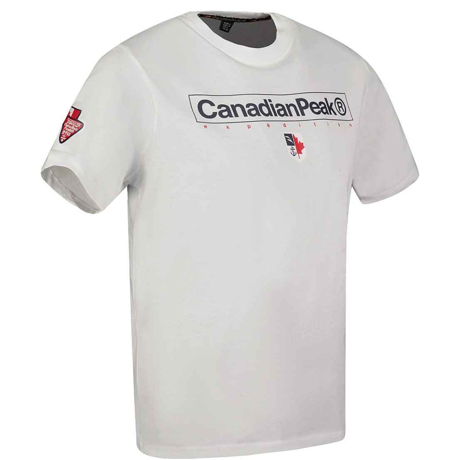 Herren Canadian Peak T-Shirt | Jotruneak White Rm Herren 249