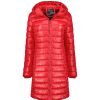 Damen Canadian Peak Jacke | Colombiana Long Hood Red Rm Cp Lady 096