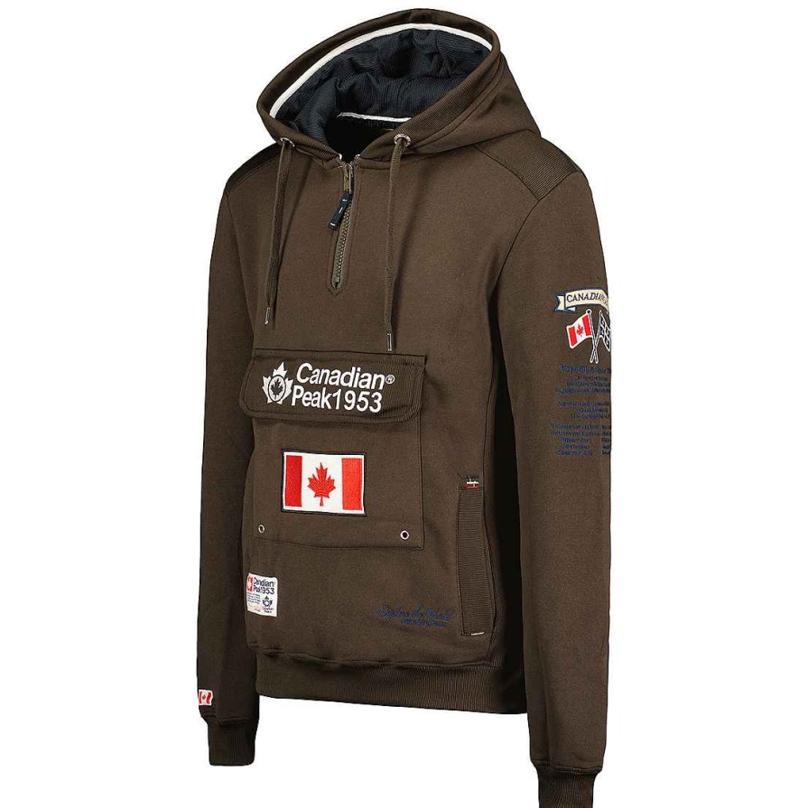 Herren Canadian Peak Schweis | Galapagos Brown Men Cp Rm 100