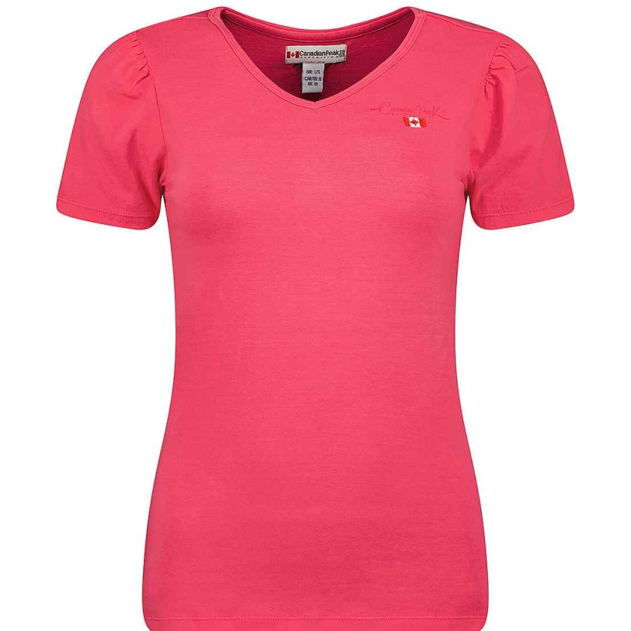 Damen Canadian Peak T-Shirt | Jelodieak Flashy Pink Rm Lady 419