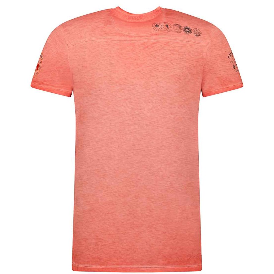 Herren Canadian Peak T-Shirt | Jimperableak Coral Rm Herren 249