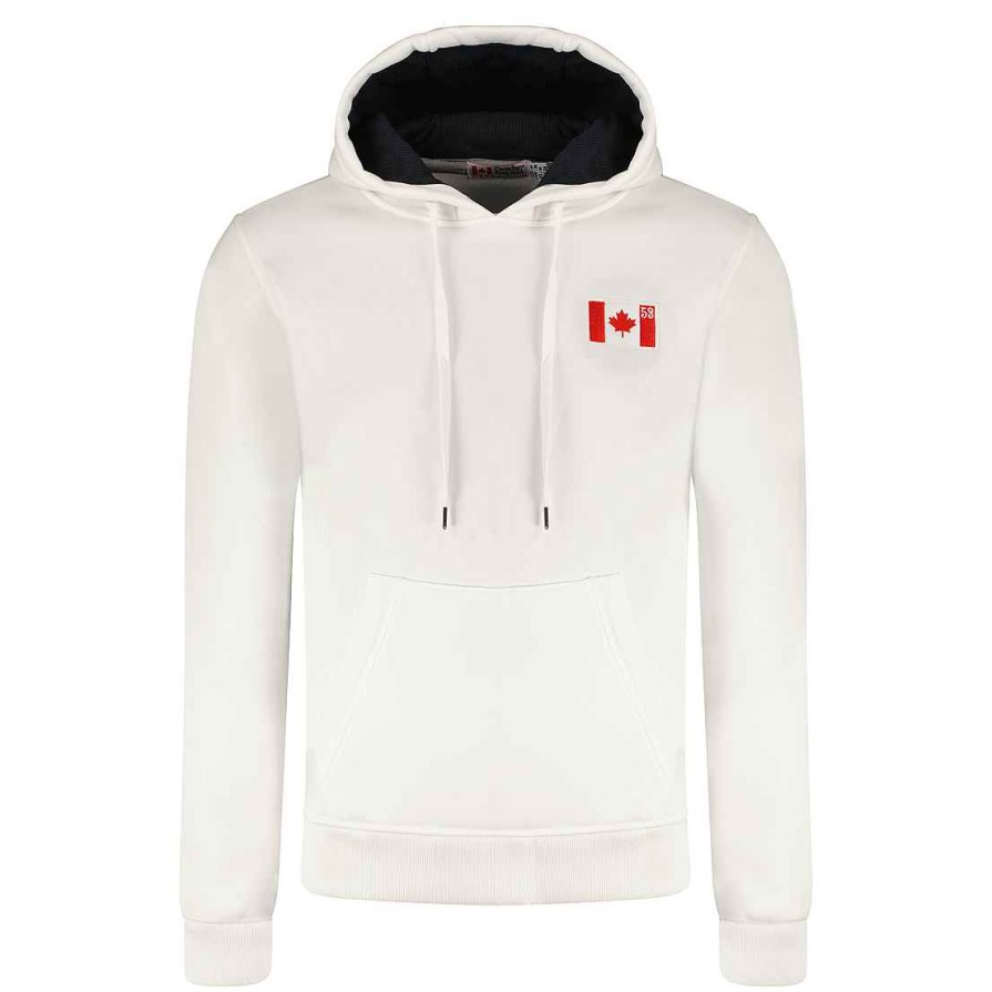 Herren Canadian Peak Schweis | Fondeak White Rm Herren 054