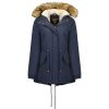 Damen Canadian Peak Parka | Ampurieak Cp Navy Lady 056