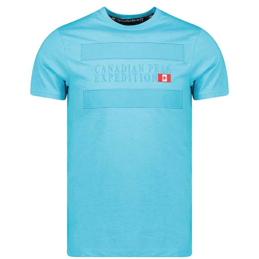 Herren Canadian Peak T-Shirt | Jimonseak Turkis Rm Herren 235