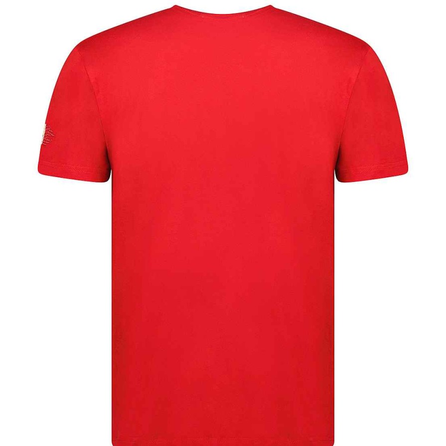 Herren Canadian Peak T-Shirt | Jermaniteak Red Rm Herren 207