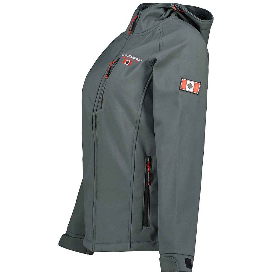 Damen Canadian Peak Soft Shell | Tacereak Dgrey Rm Lady 250