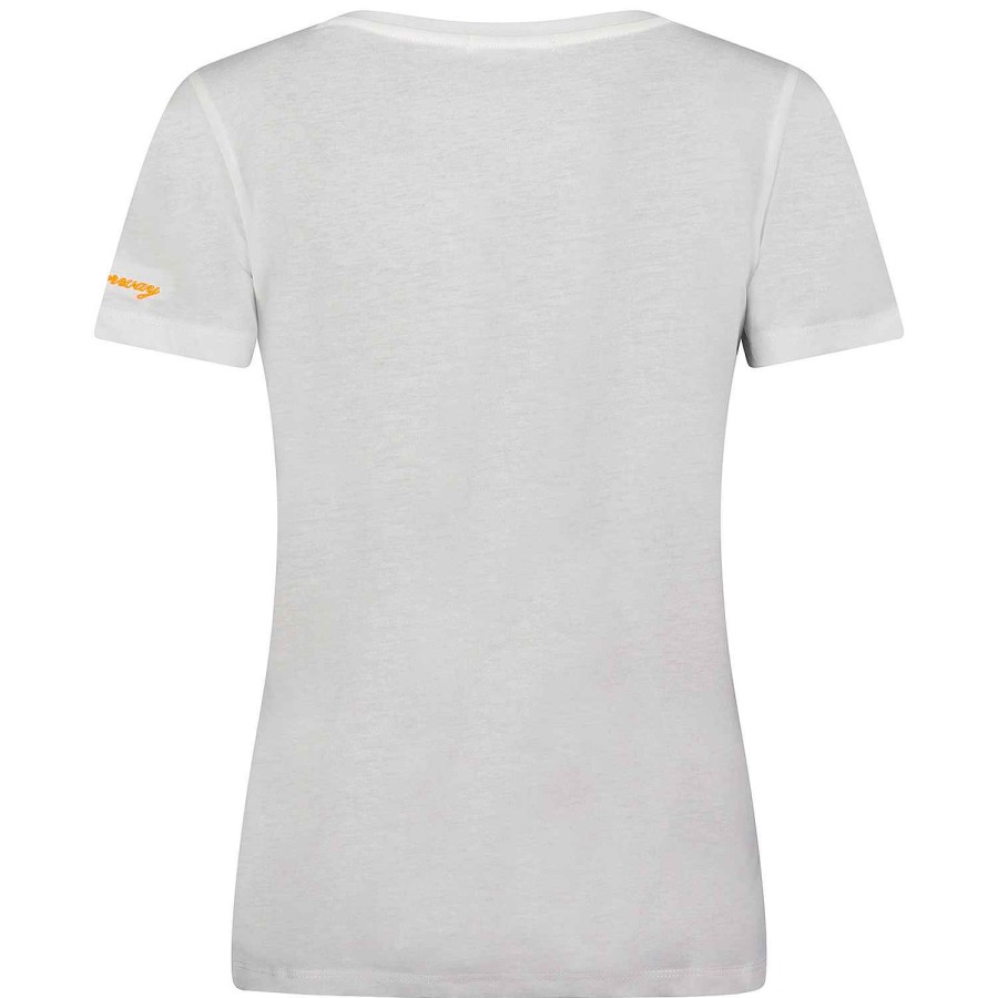 Damen Canadian Peak T-Shirt | Jonquilleak White Rm Lady 204