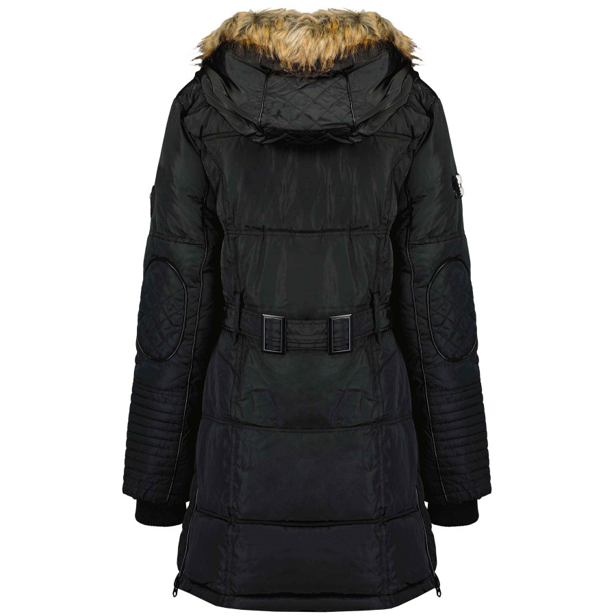 Damen Canadian Peak Parka | Schonheit Black Rm Lady 021