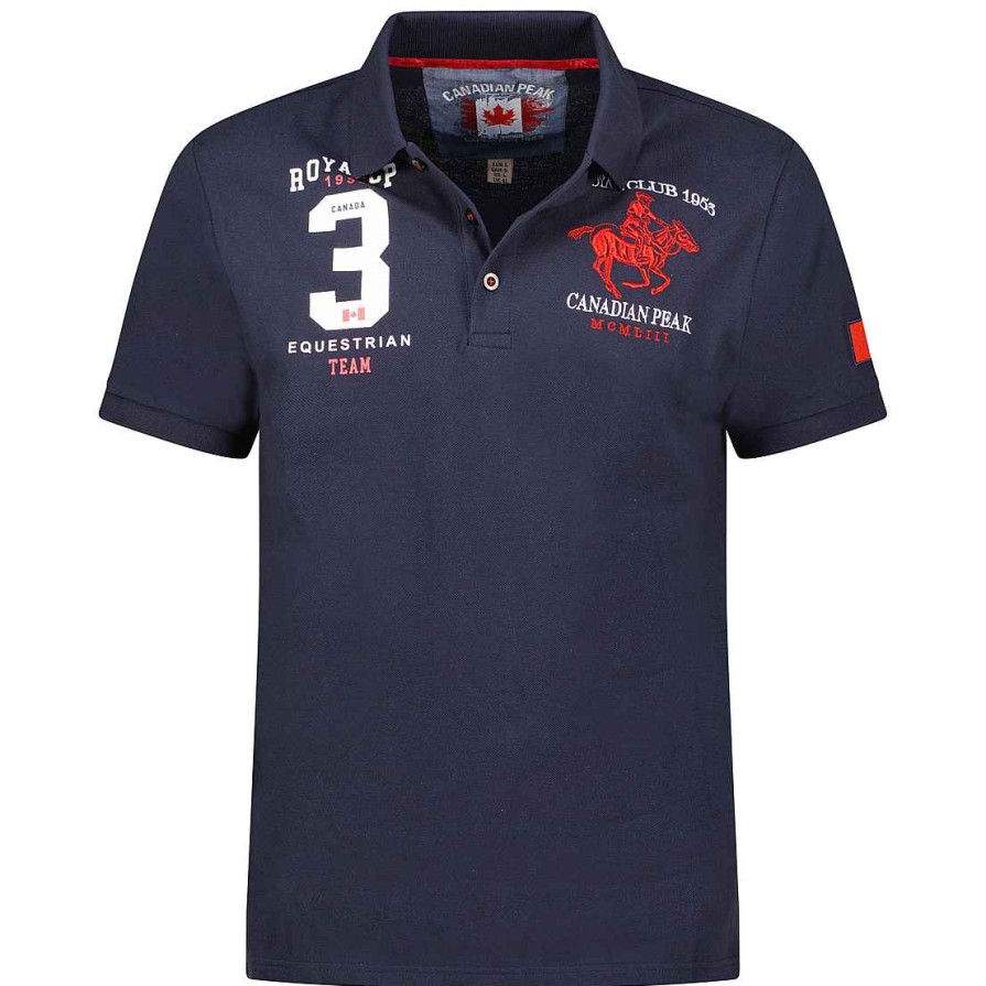 Herren Canadian Peak Polo | Klubeak Navy Rm Herren 419