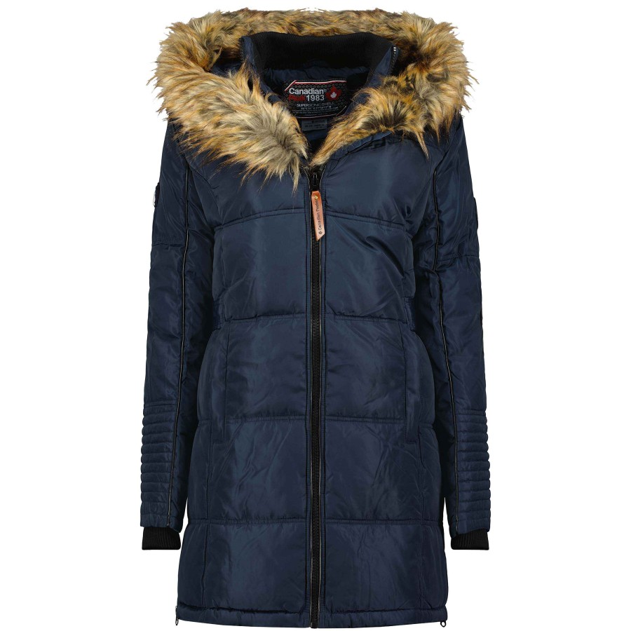 Damen Canadian Peak Parka | Schonheit Navy Lady 078