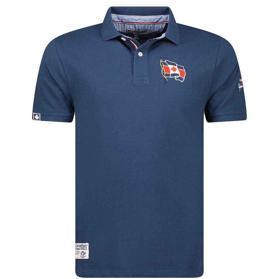 Herren Canadian Peak Polo | Krooseak Navy Herren 235