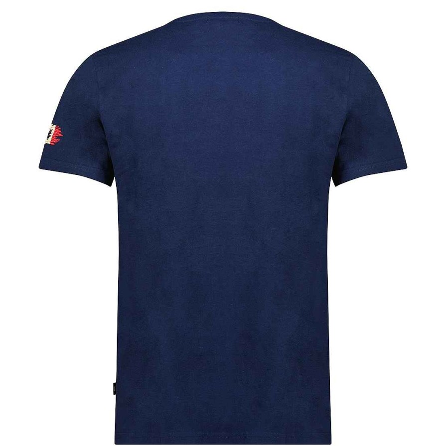 Herren Canadian Peak T-Shirt | Jermaniteak Navy Rm Herren 207