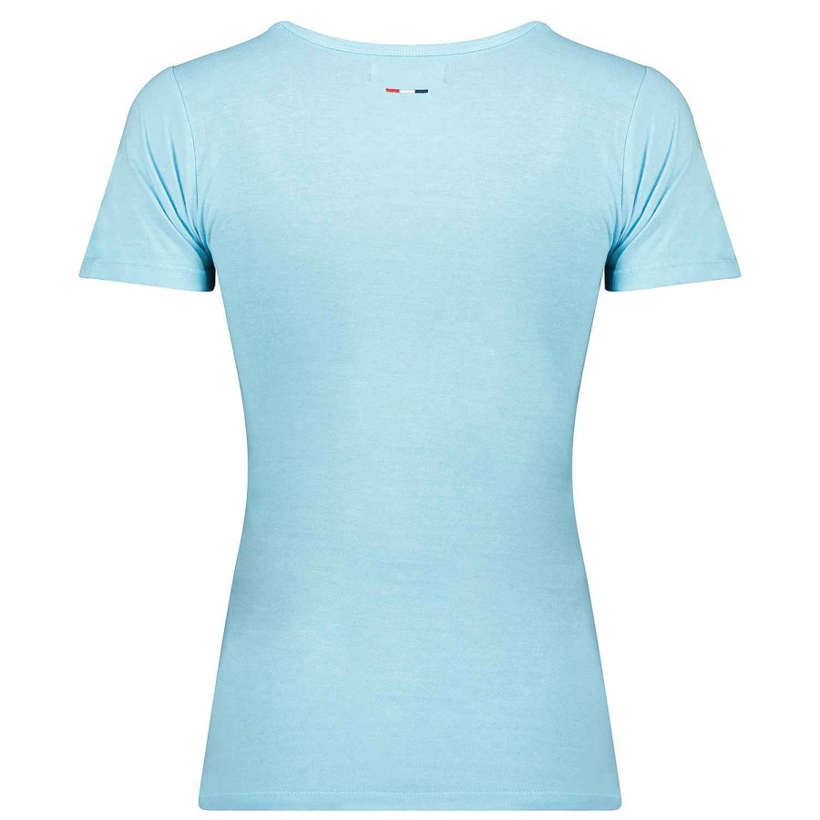 Damen Canadian Peak T-Shirt | Jelodieak Sky Blue Rm Lady 419