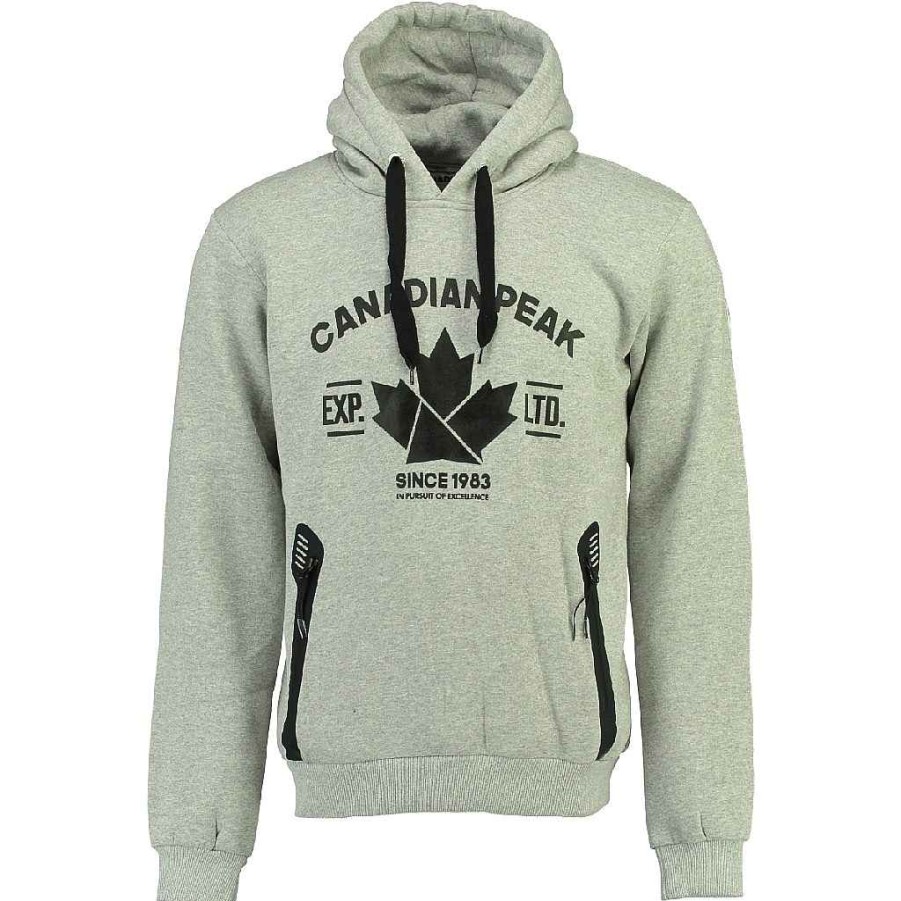 Herren Canadian Peak Schweis | Flipp Cp Rm Grau Melange Herren 017