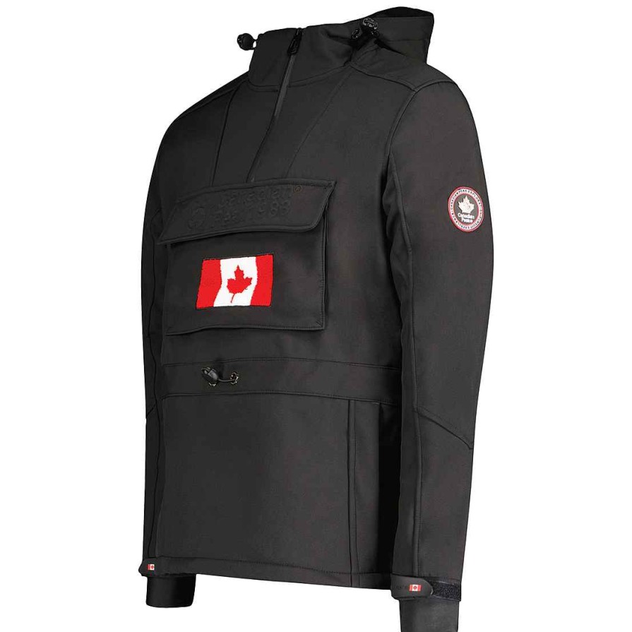 Herren Canadian Peak Soft Shell | Tokano Rpt Bs Cp Schwarz Herren 005