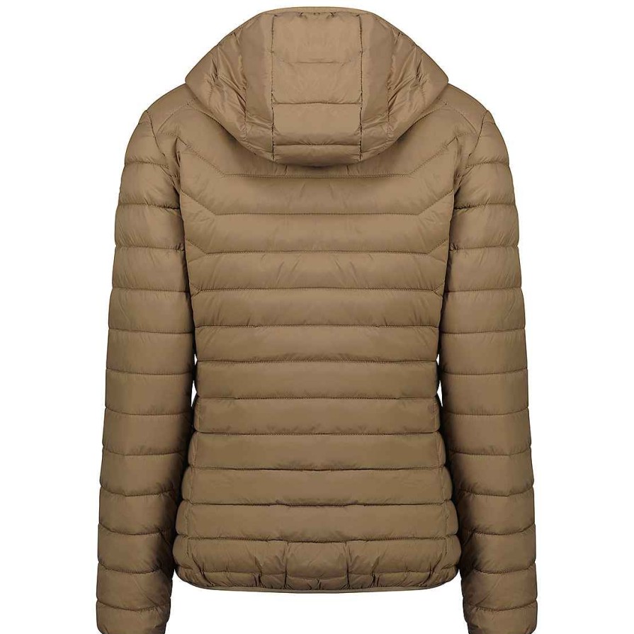 Damen Canadian Peak Jacke | Astonicheak Hood Taupe Lady 054