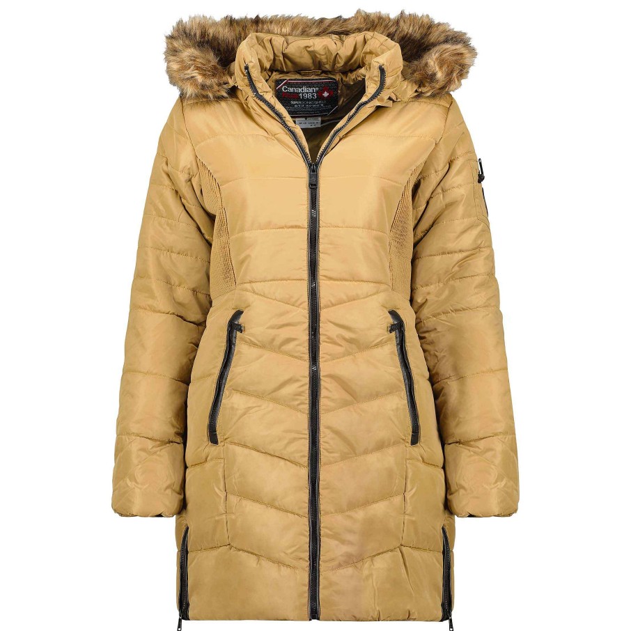 Damen Canadian Peak Parka | Armonica Taupe Lady 045