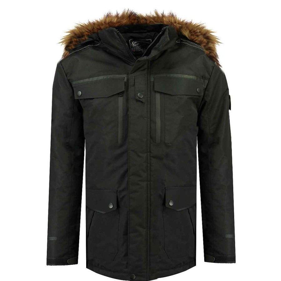 Herren Canadian Peak Parka | Dextrade Basic Long Men Cp 070