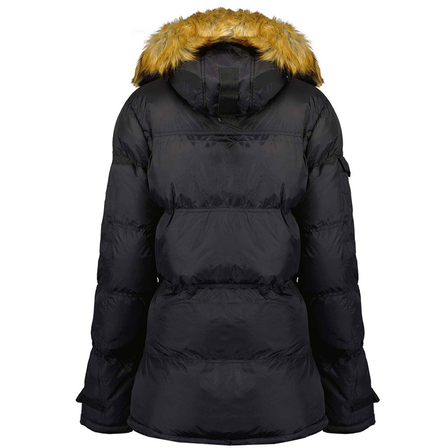 Damen Canadian Peak Parka | Bukka Black Cp Rm Lady 021