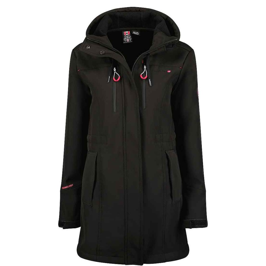 Damen Canadian Peak Soft Shell | Toceaneak Black Rm Bs Lady 009