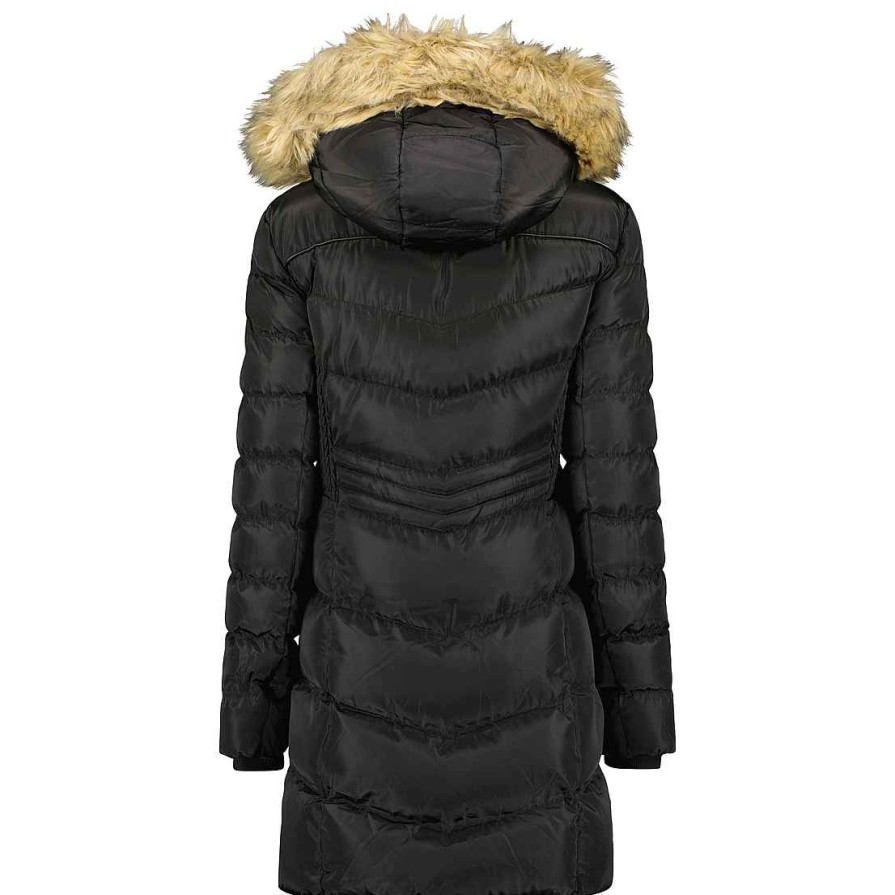 Damen Canadian Peak Parka | Badomai Long Black Rm Lady 054