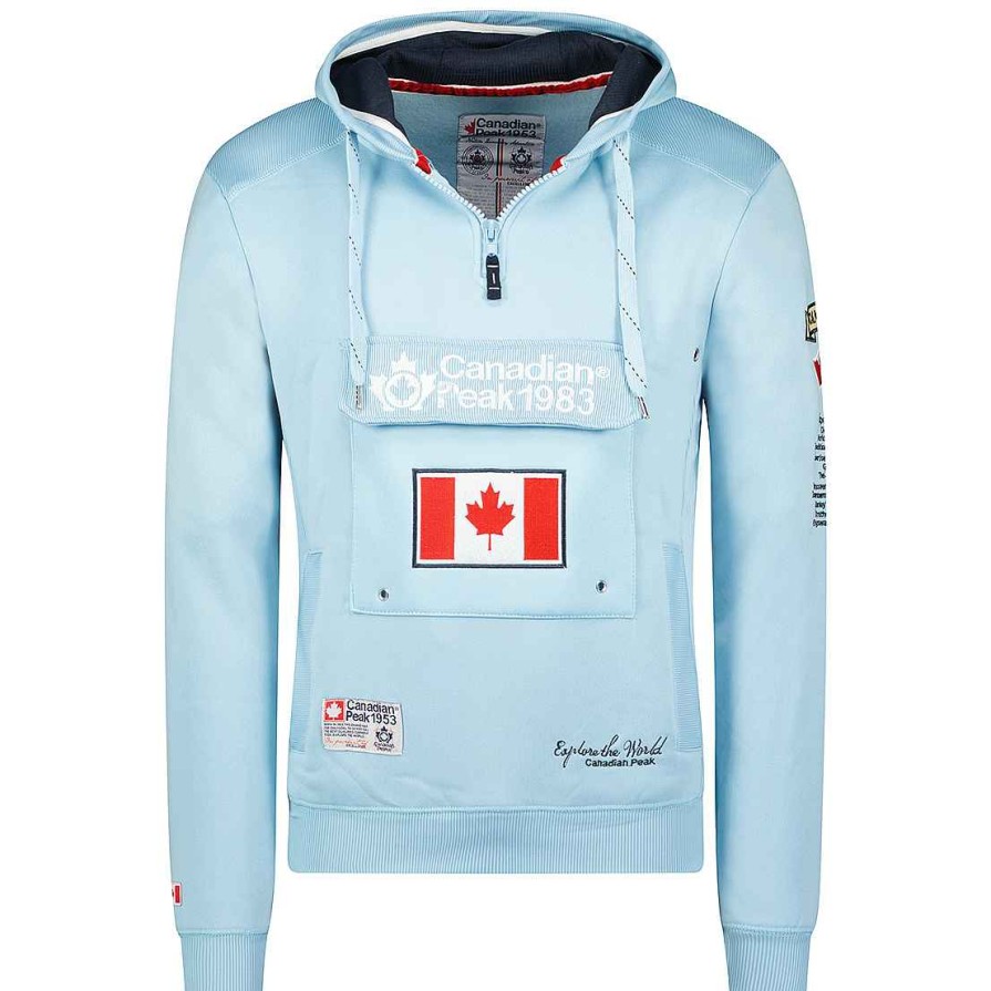 Herren Canadian Peak Schweis | Galapagos Sky Blue Cp Herren 054 Pop